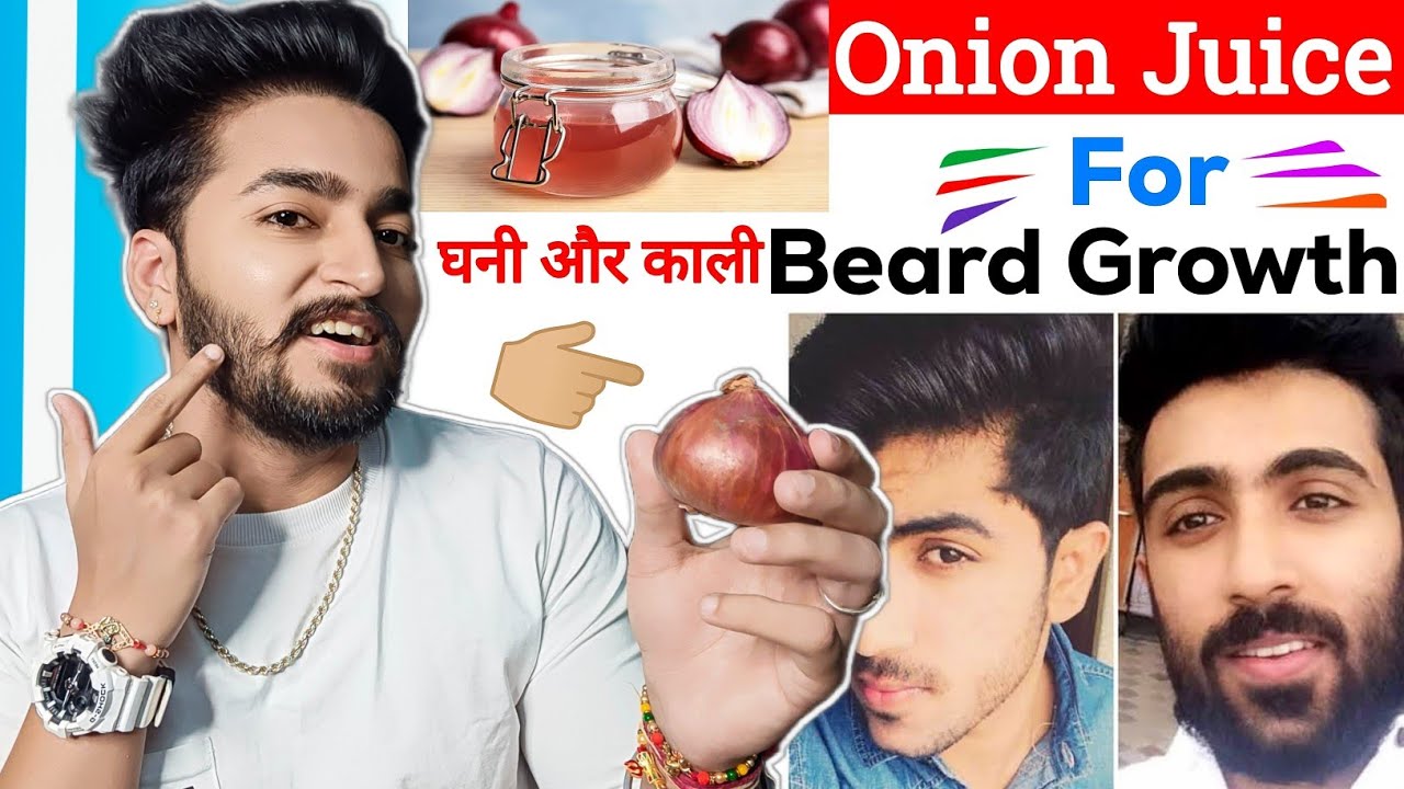 Onion Juice For Beard Growth Sahil Nagpal YouTube