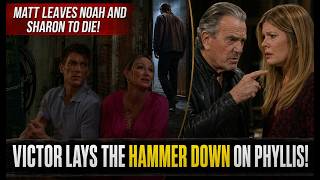 "Shocking Twist! Noah & Sharon in Deadly Danger — Victor Takes Down Phyllis HARD! 😳