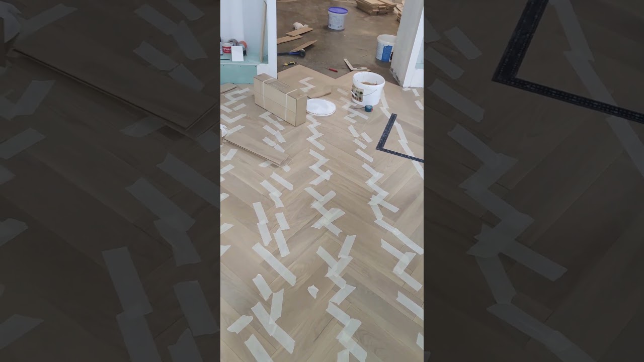 Укладка инженерной доски 