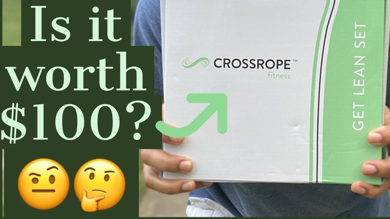 New CrossRope Jump Rope Get Lean Set Review 2022| Is It worth it $100?