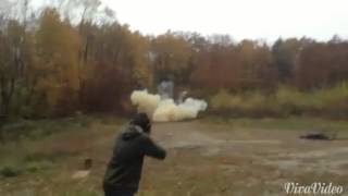 8 pounds of tannerite versus a lawn mower