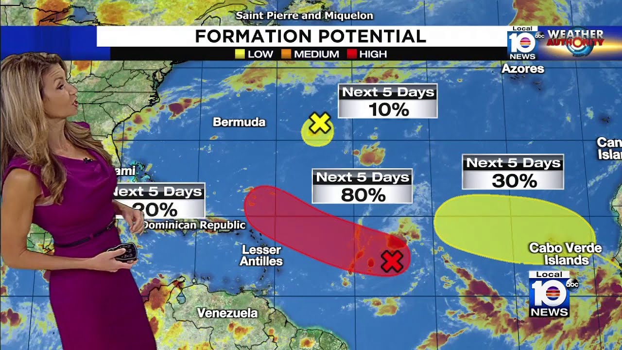 Tracking the Tropics: 4 areas being watched in the Atlantic - YouTube