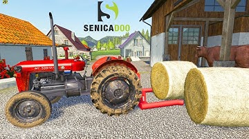 Slovenia - Wheat harvesting, straw baling [Dolenjska] UTH19