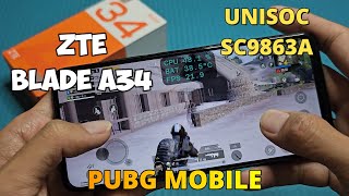 PUBG Mobile in ZTE Blade A34