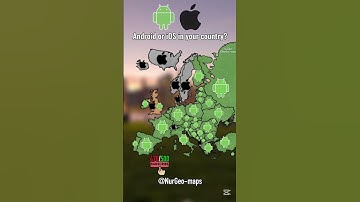Android or iOS in your country? 📲 #nurgeo #shorts #geographythroughmaps #europe #history #countries