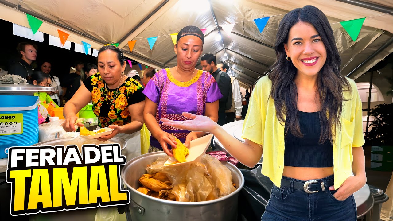 FERIA del TAMAL 🫔 ¡Un Festín De SABORES MEXICANOS! *4K