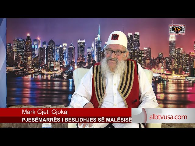 50 Vjetori i Beslidhjes së Malësisë -Mark Gjeti Gjokaj Pjesmarës së beslidhjes së Malësisë.