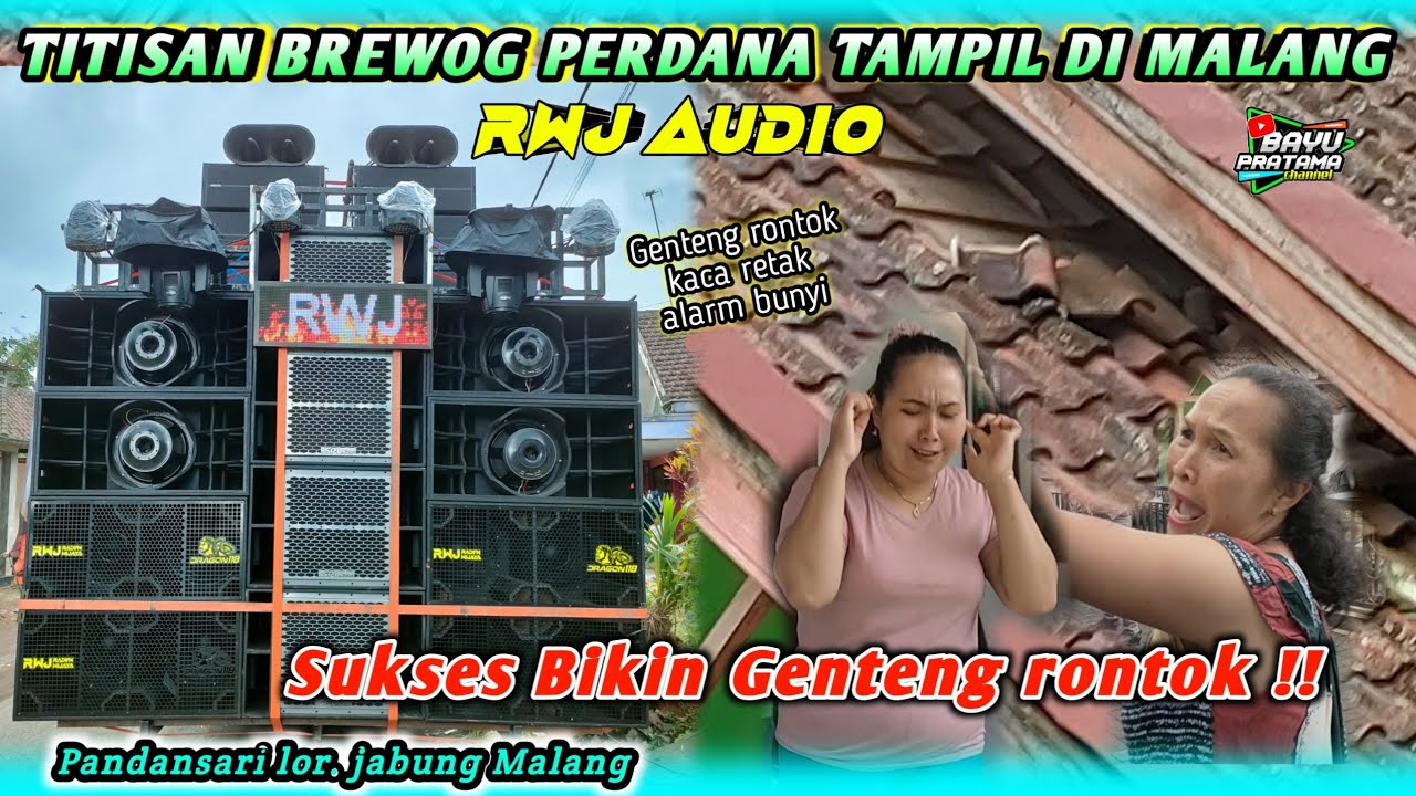 Tampil perdana 8sub di malang RWJ AUDIO sukses bikin genteng rontok persiapan karnaval pandansari
