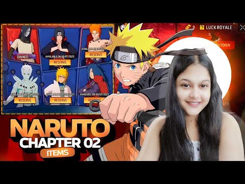 Naruto Chapter 2 All New Events 😍 | Top 6 New Bundle in Naruto Event | FREE FIRE