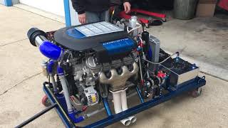 LS9 Motor on run stand start up