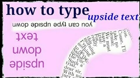 How to Flip or Rotate any Text in Android Mobile || Upside Down || WhatsApp, Messenger, FB,