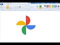 How to draw Google Photos Logo in Computer. #mspaint #Googlelogo.