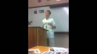George Watsky- Drunk Text Message To God (Preformed by Lucas Bashaw)