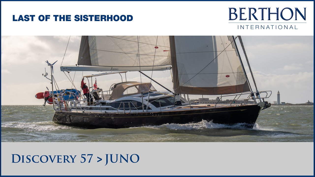 ⁣Discovery 57 “JUNO” Yacht for Sale | Last of the Sisterhood | Tour with Sue Grant (2)