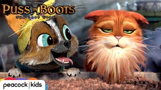 Puss Makes a New Puppy Friend | PUSS IN BOOTS: THE LAST WISH