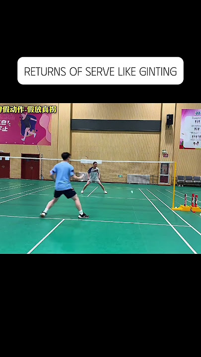 Returns Of Serve like Anthony Ginting #badminton #badmintonlovers #shorts