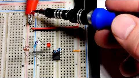 Quick Low LDR Light Turns On 555 Timer LED With High Output