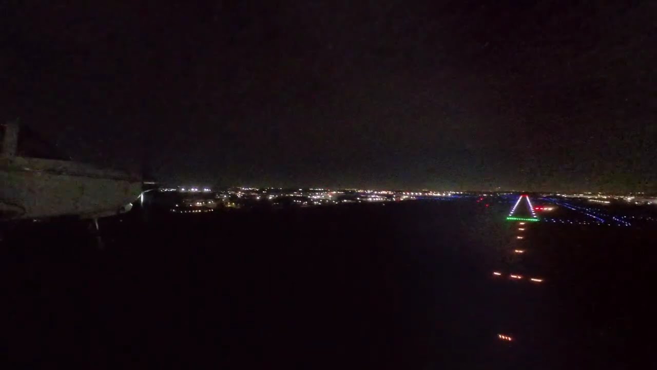 Night Landing at Northeast Philly - KPNE (Wide Screen)