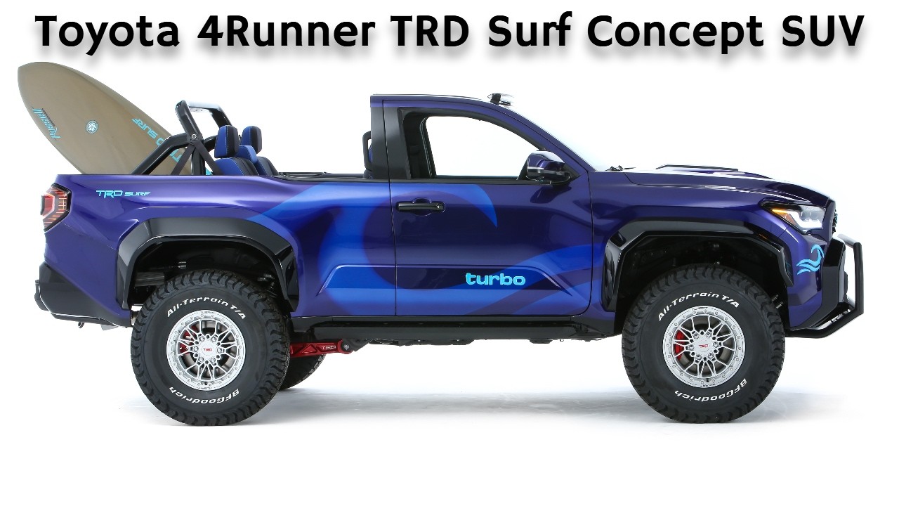Toyota 4Runner TRD Surf Concept SUV | The Rugged, Open Air Spirit | First Look | Motor Continent