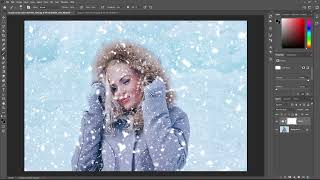 How to Create Realistic Snow Effect in Photoshop screenshot 4