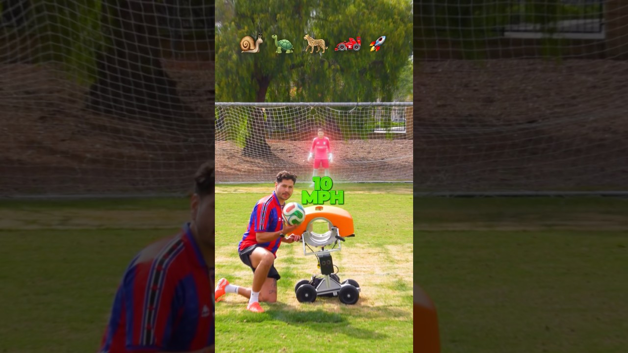 Can a Goalkeeper Save Any Speed? ⚽️
