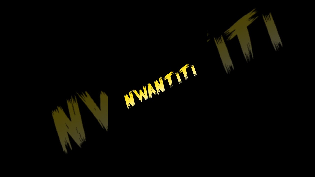 Love nwantiti whatsapp status video // black screen lyrics status video