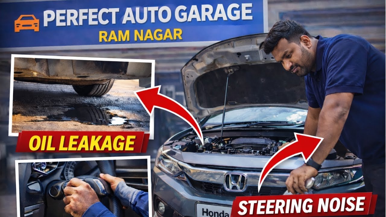 Oil Leakage & Steering Noise Problem 😱
