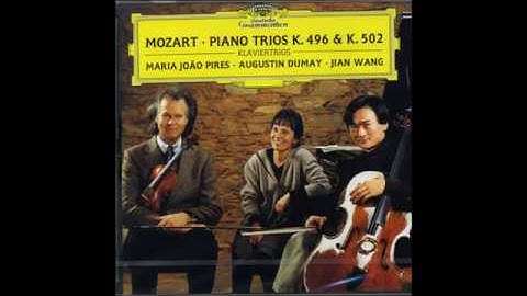 Wolfgang Amadeus Mozart, Piano Trio KV 496, Pires, Dumay, Wang