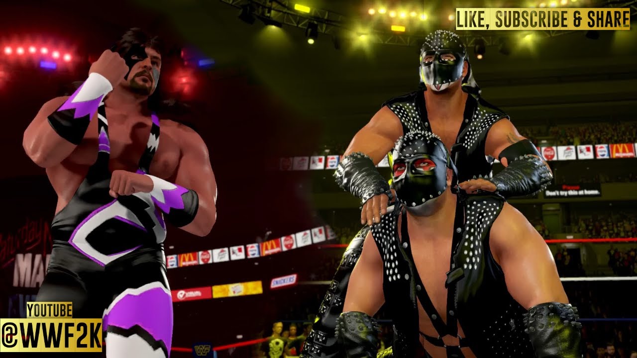 CRUSH vs DEMOLITION AX & SMASH | Handicap Tag Match | WWF2K - YouTube