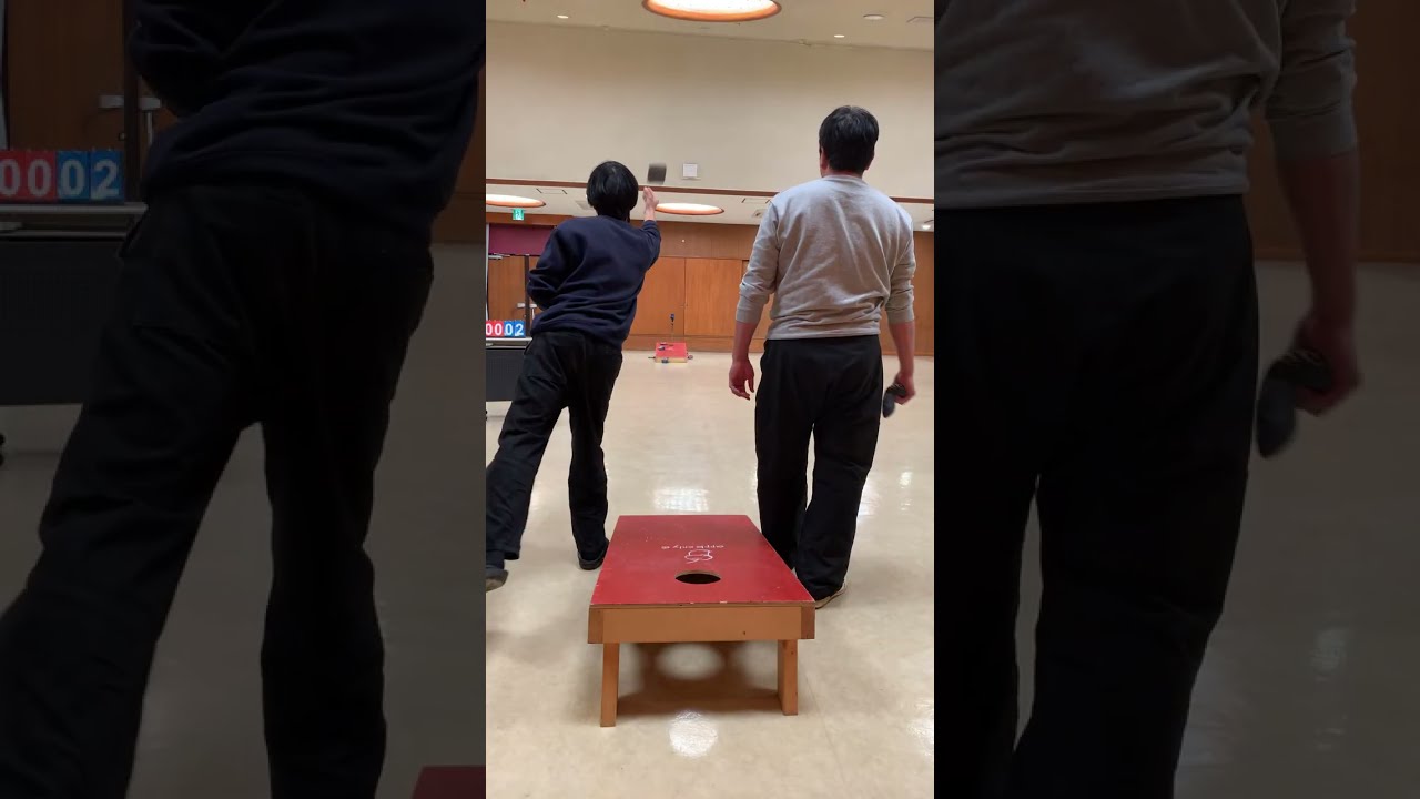 Cornhole practice in Japan vol'6 #コーンホール 