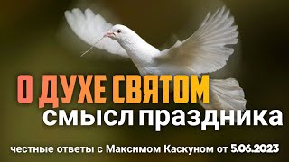 О Духе Святом. смысл праздника Максим Каскун