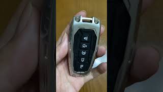 Mecha-Style Zinc Alloy Key Cover for Ford 5-Button Smart Keys