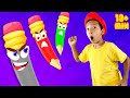 Funny Pencils + More Nursery Rhymes &amp; Kids Songs