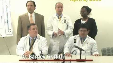 Portable Artificial Lung Device News Conference