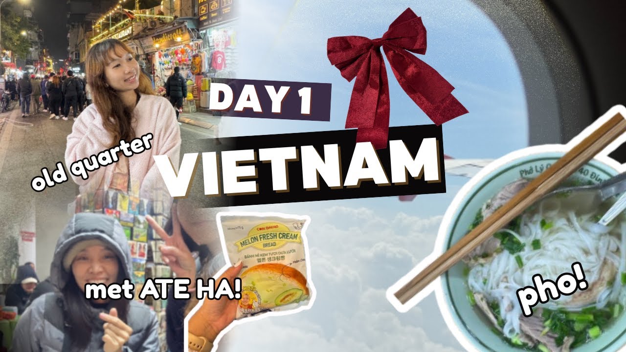 VIETNAM TRIP day 1 with Leonardo Edwin, Michael Liu, and Thousand Miles (CGK-HAN | Old Quarter)
