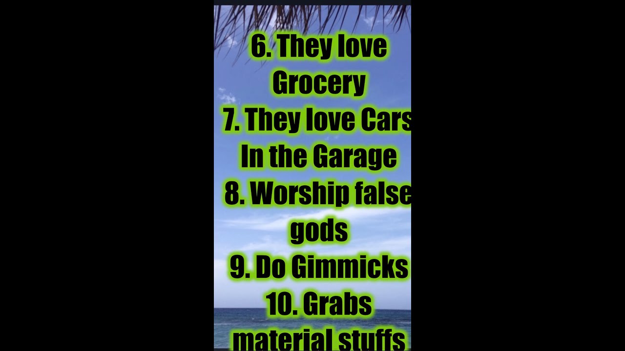 The 10 Signs of Greedy Pastor on Television