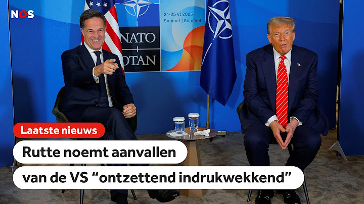 Rutte complimenteert Trump uitgebreid tijdens gesprek
