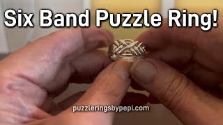 How to assemble a six band puzzle ring | Puzzle Rings By Pepi