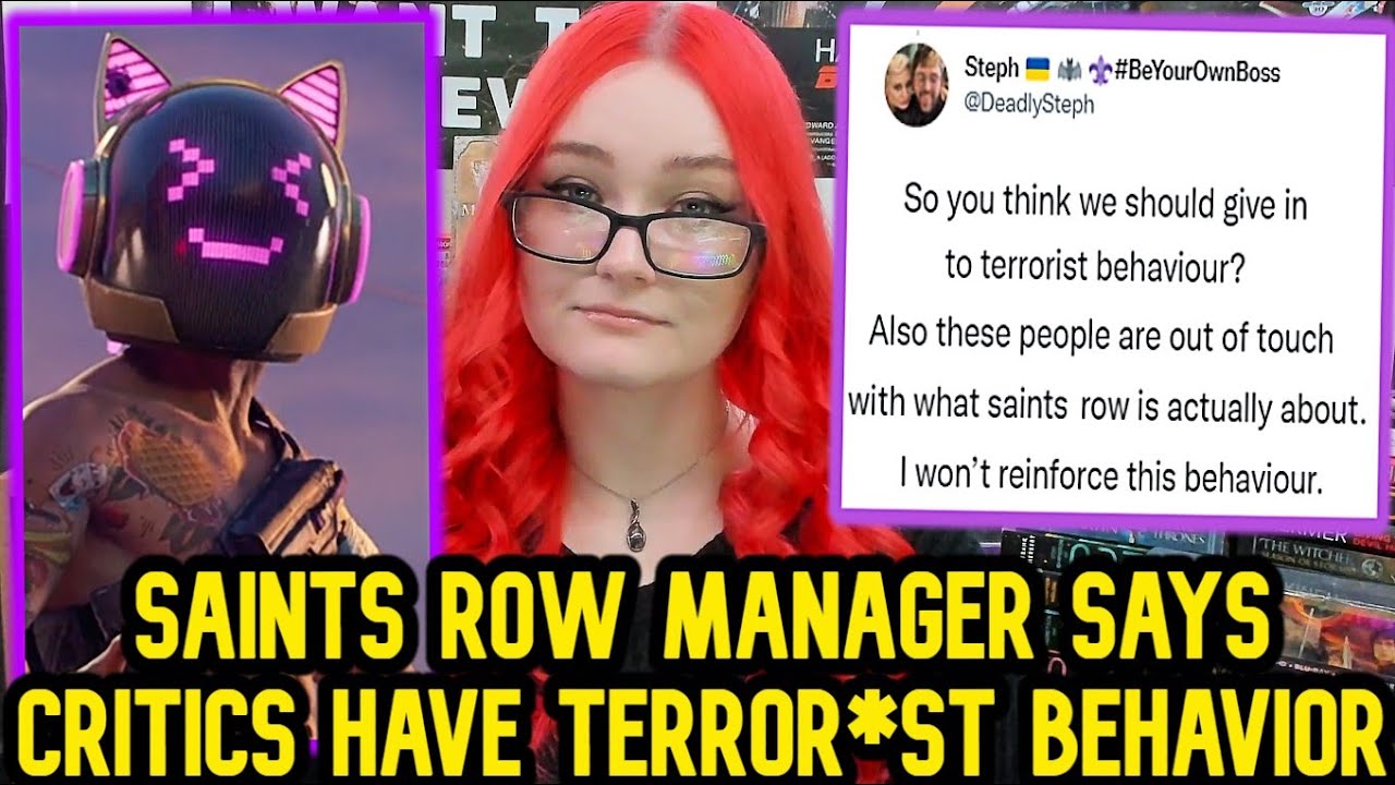 Saints Row Community Manager Calls Critics "Terror*sts" In Tweets After Game Deemed A Failure