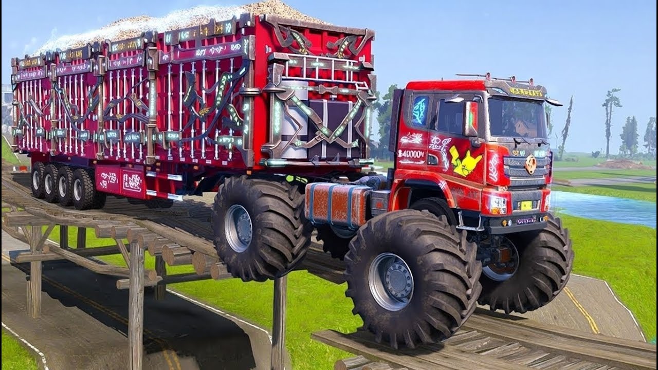 Spintires Mudrunner | 100% НЕВОЗМОЖНО: Грузовик 8x8 против экстремальной грязи и смертельно опасн...