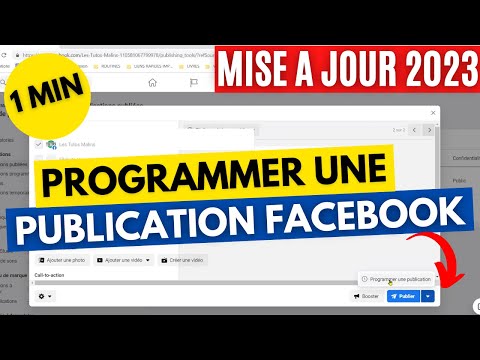 COMMENT PROGRAMMER UNE PUBLICATION FACEBOOK EN 2021 ?