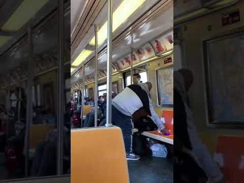 coronavirus-racist-man-attack-chinese-commuter-on-train-new-york-紐約地鐵因疫情華人受種族岐視，被噴消毒劑！