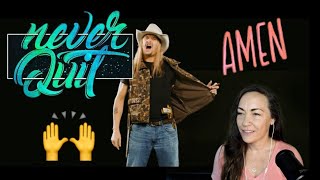 AMERICA!!! Mrs. Realistic reacts to | Kid Rock - Never Quit