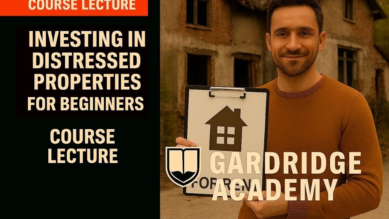 Investing in Distressed Properties for Beginners Course Lecture | Rehab Strategy, ROI Growth