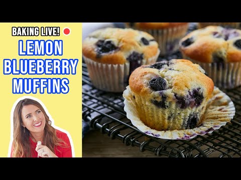 Classic Lemon Blueberry Muffins