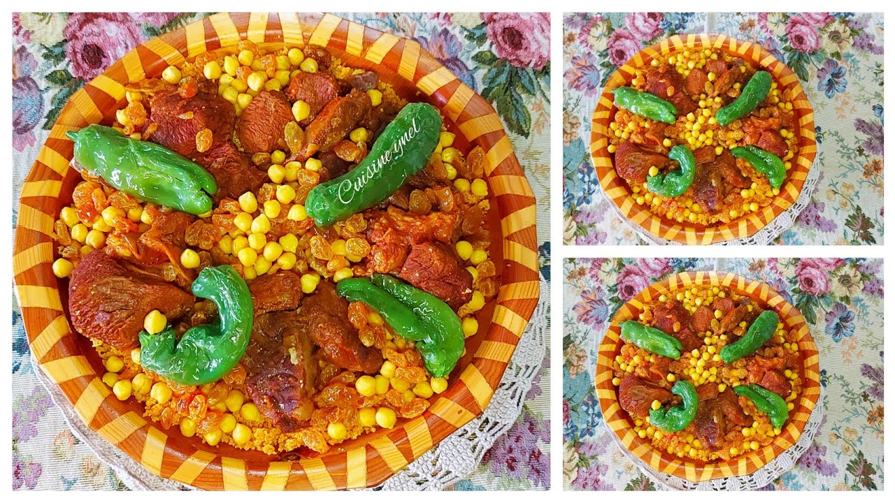 كسكسي العرس التونسي فيديو تعليمي كيفاش تحسبو كمية الكسكسي واللحم والفاحات لأي مناسبة عندكم Couscous