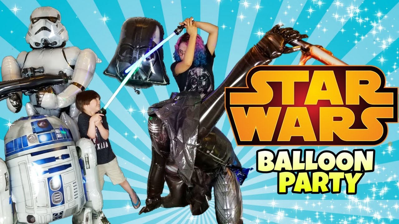 ВЕЧЕРИНКА с воздушными шарами-аэроходами по мотивам «ЗВЕЗДНЫХ ВОЙН» — Угадайте, кто неисправен......