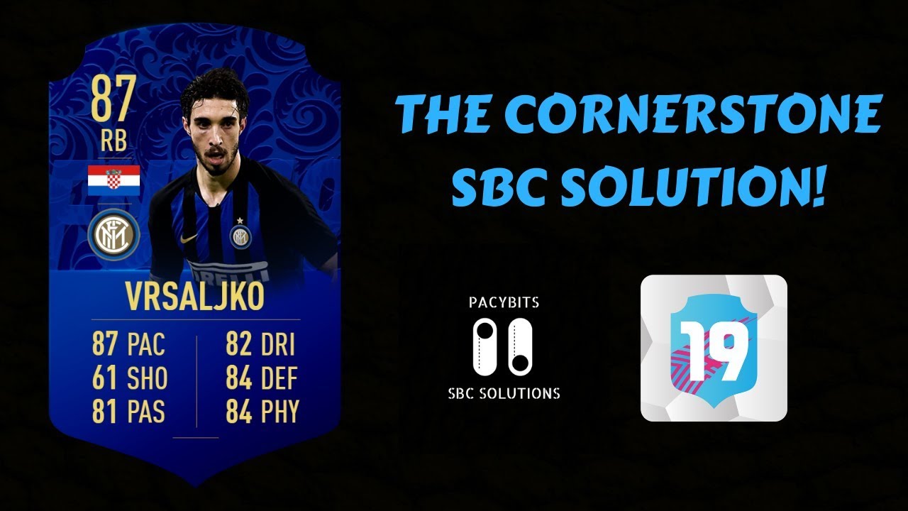 THE CORNERSTONE SBC Solution!- FUT 19 Pacybits Pack Opener & Draft