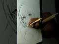 anime girl drawing #art #drawing #animegirl #anime #shorts #viral
