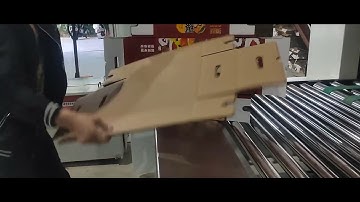 MHK-1500EFC Automatic Die Cutting & Creasing Machine with Stripping(Down Feeder) - Counting Delivery